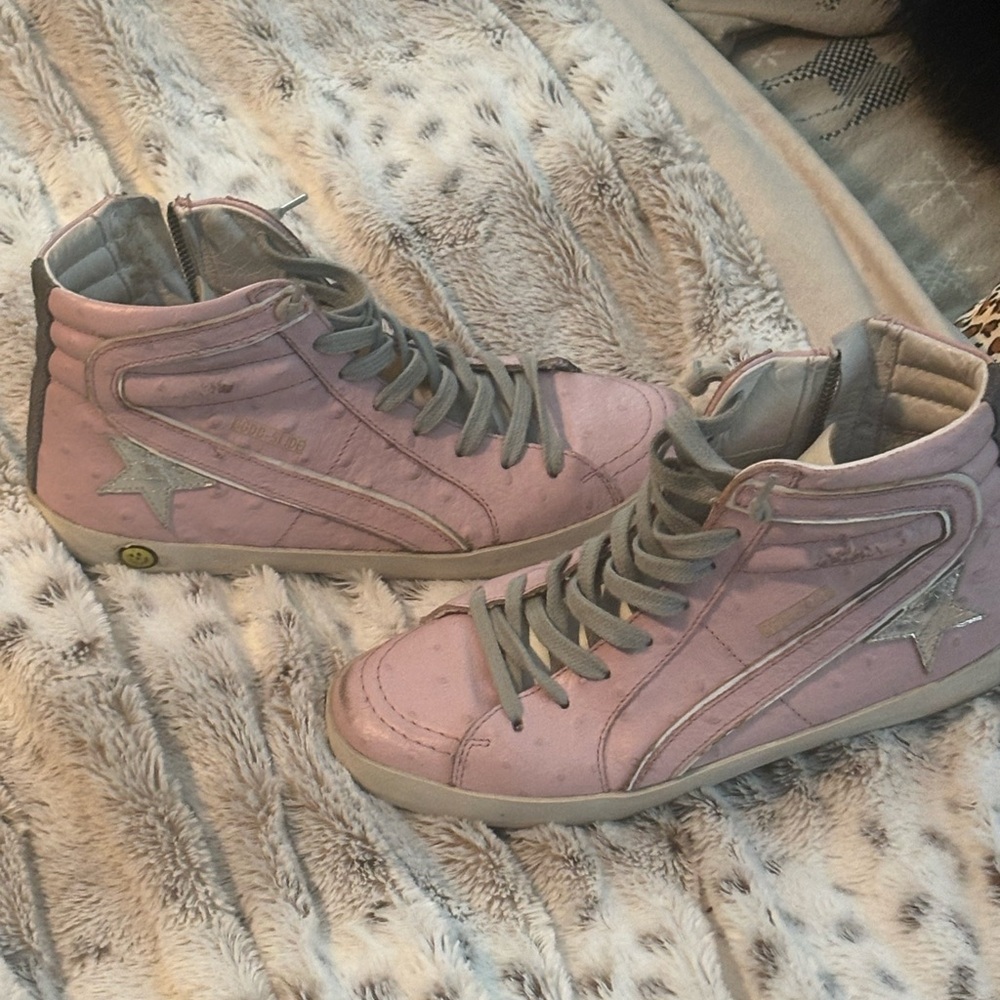 Golden Goose pink high top sneakers - Picture 15 of 16